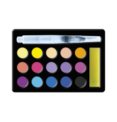 Peinture au Numéro Aquarelle Licornes JANOD