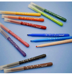 Feutres longue durée x 12 JANOD