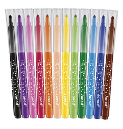 Feutres longue durée x 12 JANOD