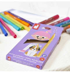 Feutres Pailletés x 8 JANOD