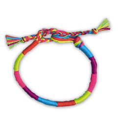 Kit créatif 7 Bracelets Brésiliens fluos à créer JANOD