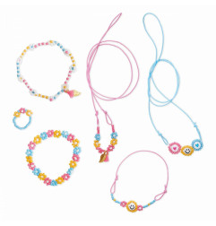 Kit créatif 6 bijoux Fleurs en Perles à créer JANOD