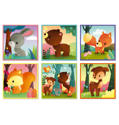 9 cubes Animaux de la Forêt Kubkid JANOD
