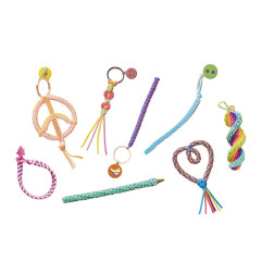 Kit créatif Scoubidous Peace and Love JANOD