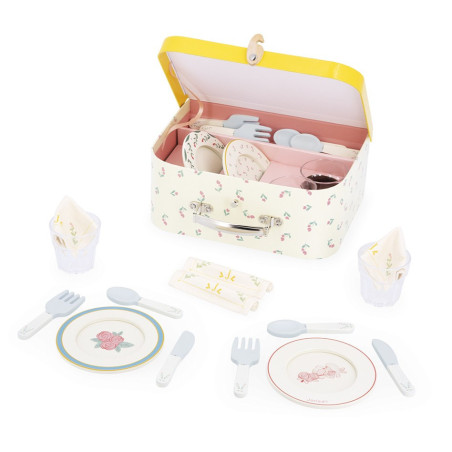 Dînette en valisette Mamie Soleil JANOD