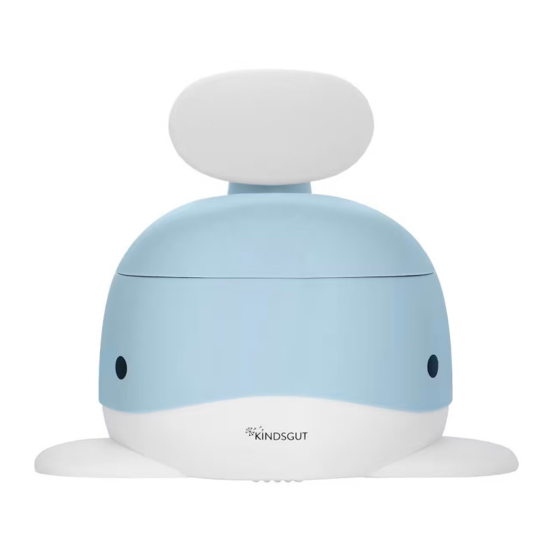 Pot d'apprentissage pour bébé Baleine KINDSGUT, Bleu Ciel