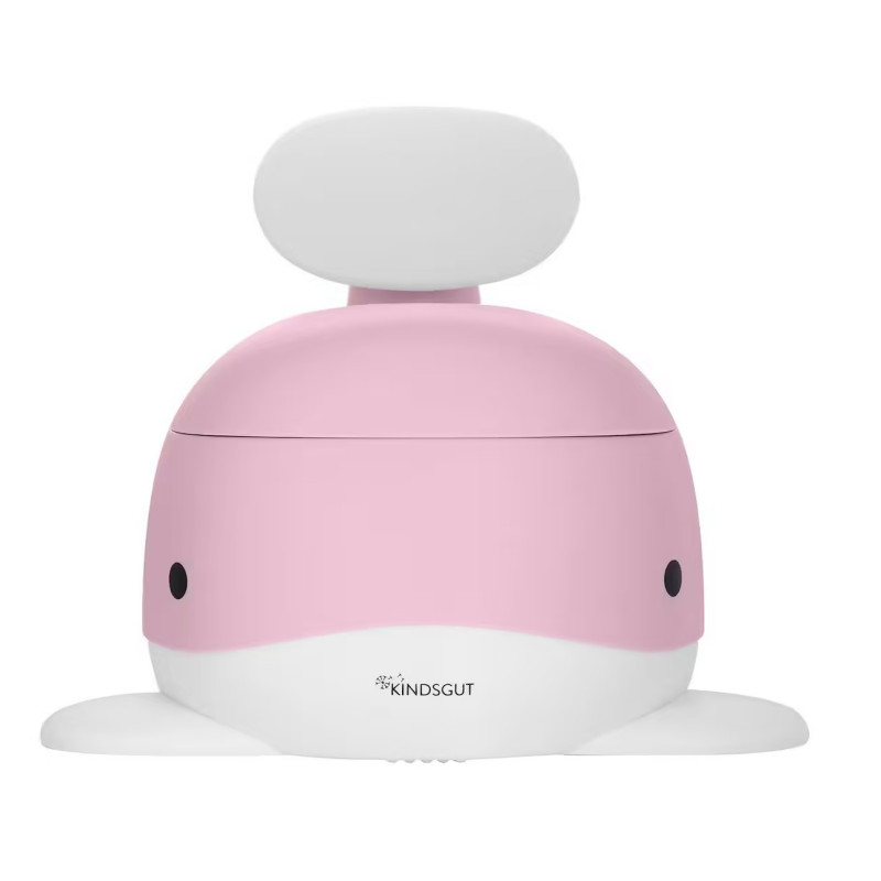 Pot d'apprentissage pour bébé Baleine KINDSGUT, Rose Tendre