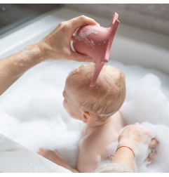 Jouet de bain - Rince tête Poulpe KINDSGUT, Vieux Rose