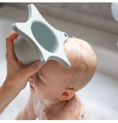 Jouet de bain - Rince tête Poulpe KINDSGUT, Bleu Aqua