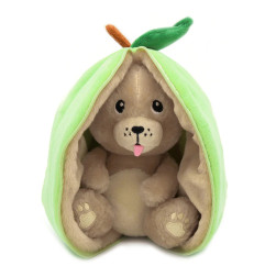 Peluche 2 en 1 Pomme Rocket le Chien Flipetz LES DEGLINGOS