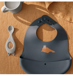 Lot de 2 bavoirs imprimés Ember LIEWOOD, Artic Sea Ocean View