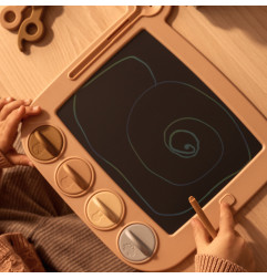 Tablette à dessin magique Venzora LIEWOOD avec tampons, Pale Tuscany