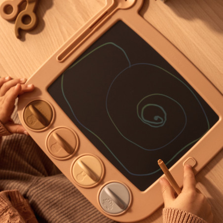 Tablette à dessin magique Venzora LIEWOOD avec tampons, Pale Tuscany