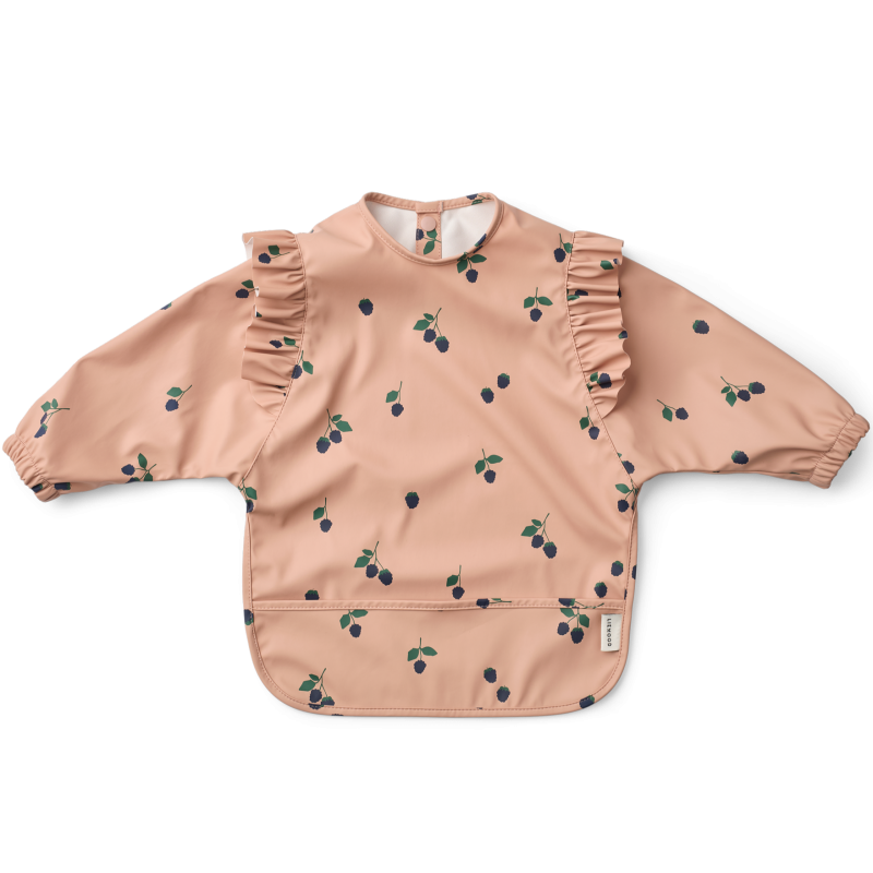 Bavoir à manches Merle LIEWOOD, Berry Pale Tuscany