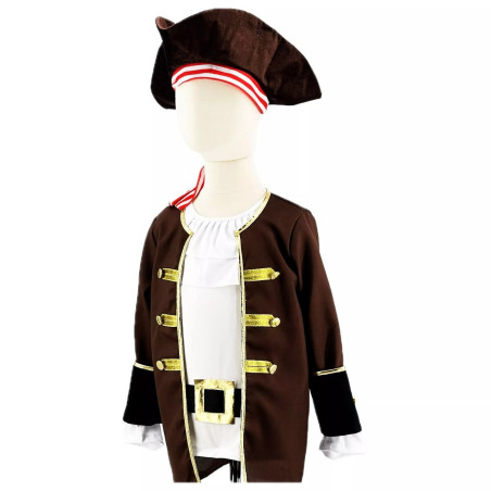 Déguisement Pirate avec tricorne et foulard LABAY