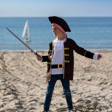Déguisement Pirate avec tricorne et foulard LABAY
