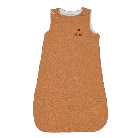 Gigoteuse été ATELIER WAGRAM, gaze camel, personnalisable
