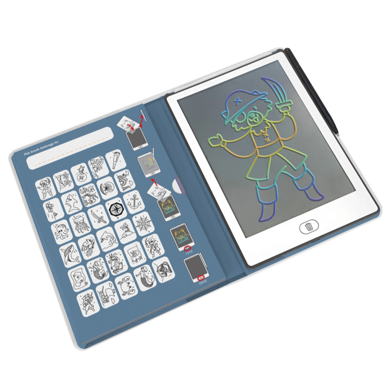 Tablette à dessin nomade KidyDraw Mini KIDYWOLF, Océans et Pirates Tablette à dessin nomade KidyDraw Mini KIDYWOLF, Océans et Pirates