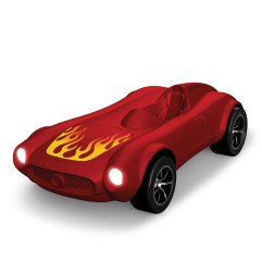Voiture télécommandée personnalisable KidyCar KIDYWOLF, Rouge