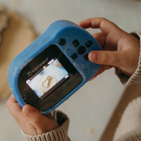 Appareil photo étanche KIDYWOLF, Bleu Cyan