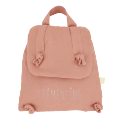 Sac à dos Marceau PETIT PICOTIN, personnalisable, bois de rose