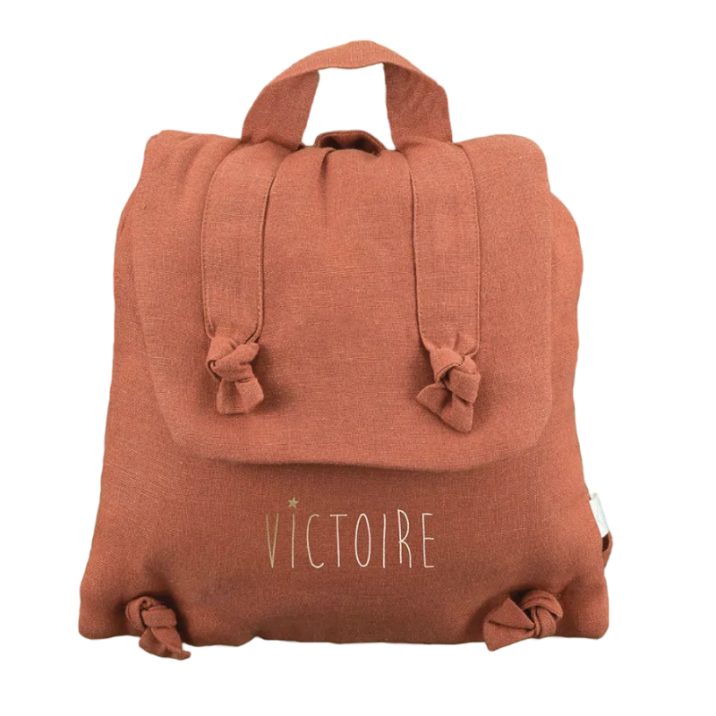 Sac à dos Marceau PETIT PICOTIN, personnalisable, tomette