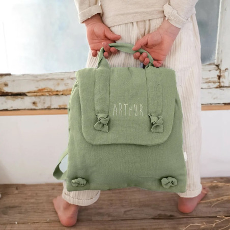 Sac à dos Marceau PETIT PICOTIN, personnalisable, amande