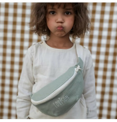 Sac banane Suzanne PETIT PICOTIN, personnalisable, bleu souris