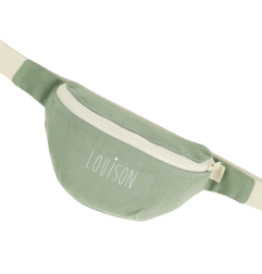 Sac banane Suzanne PETIT PICOTIN, personnalisable, bleu souris