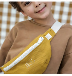 Sac banane Suzanne PETIT PICOTIN, personnalisable, miel