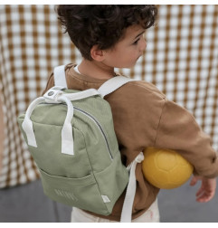 Sac à dos Roméo PETIT PICOTIN, personnalisable, amande