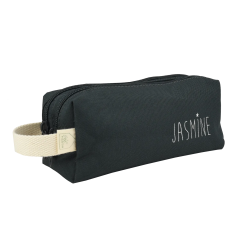 Trousse à crayons Ninon PETIT PICOTIN, personnalisable, bleu souris