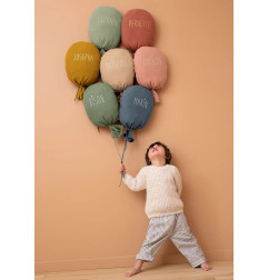 Ballon décoratif Gaston PETIT PICOTIN, personnalisable, amande