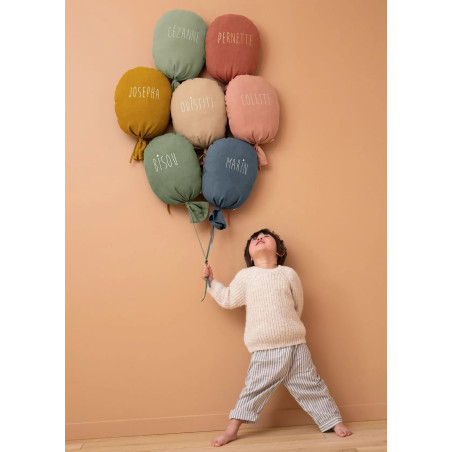 Ballon décoratif Gaston PETIT PICOTIN, personnalisable, amande
