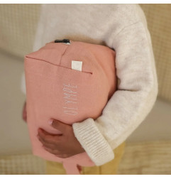 Trousse de toilette Paulette PETIT PICOTIN, personnalisable, bois de rose