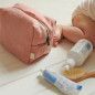 Trousse de toilette Paulette PETIT PICOTIN, personnalisable, bois de rose