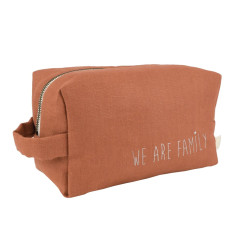 Trousse de toilette Paulette PETIT PICOTIN, personnalisable, tomette