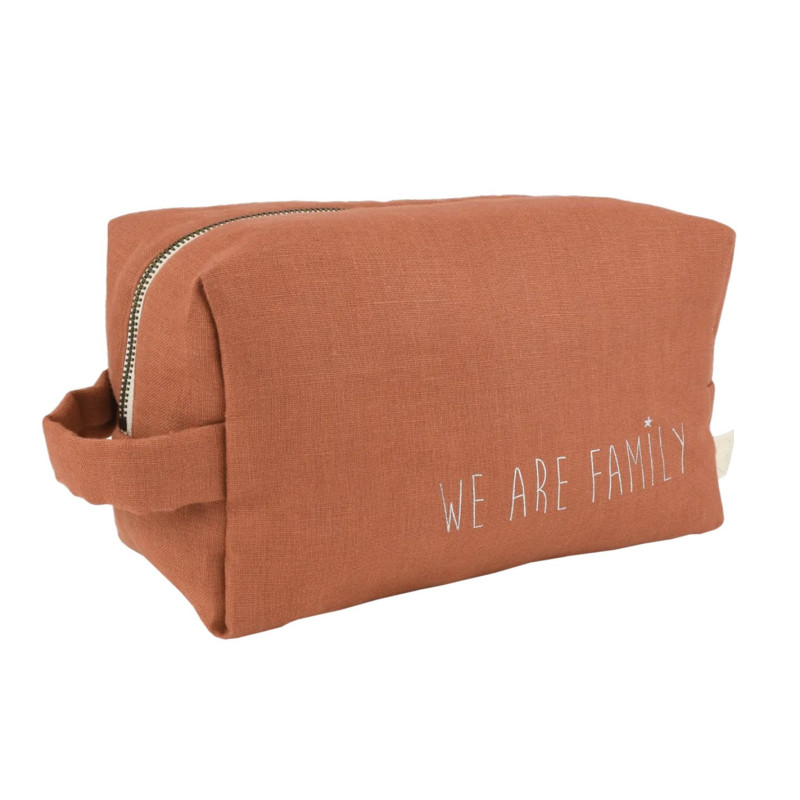 Trousse de toilette Paulette PETIT PICOTIN, personnalisable, tomette
