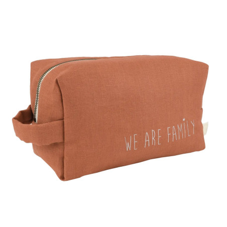 Trousse de toilette Paulette PETIT PICOTIN, personnalisable, tomette