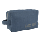 Trousse de toilette Paulette PETIT PICOTIN, personnalisable, bleu souris
