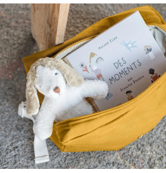 Cartable Raphaël PETIT PICOTIN, personnalisable, ocre