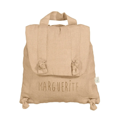 Sac à dos Marceau PETIT PICOTIN, personnalisable, biscuit