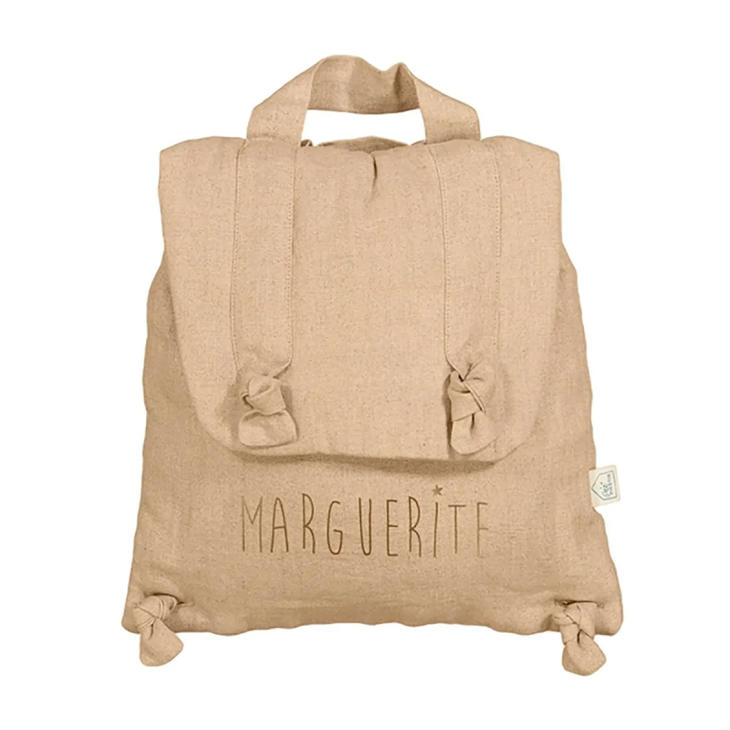Sac à dos Marceau PETIT PICOTIN, personnalisable, biscuit