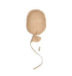 Boîte à musique Ballon Lucien PETIT PICOTIN, personnalisable, biscuit