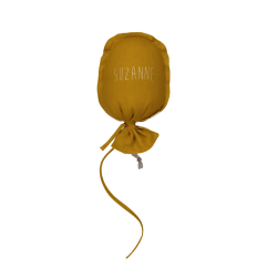 Boîte à musique Ballon Lucien PETIT PICOTIN, personnalisable, ocre