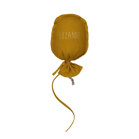 Boîte à musique Ballon Lucien PETIT PICOTIN, personnalisable, ocre