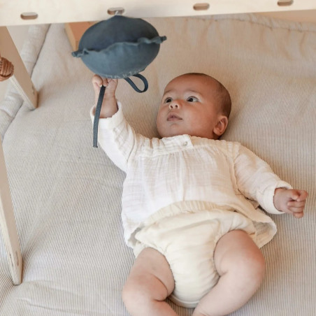 Boîte à musique Ballon Lucien PETIT PICOTIN, personnalisable, bleu souris