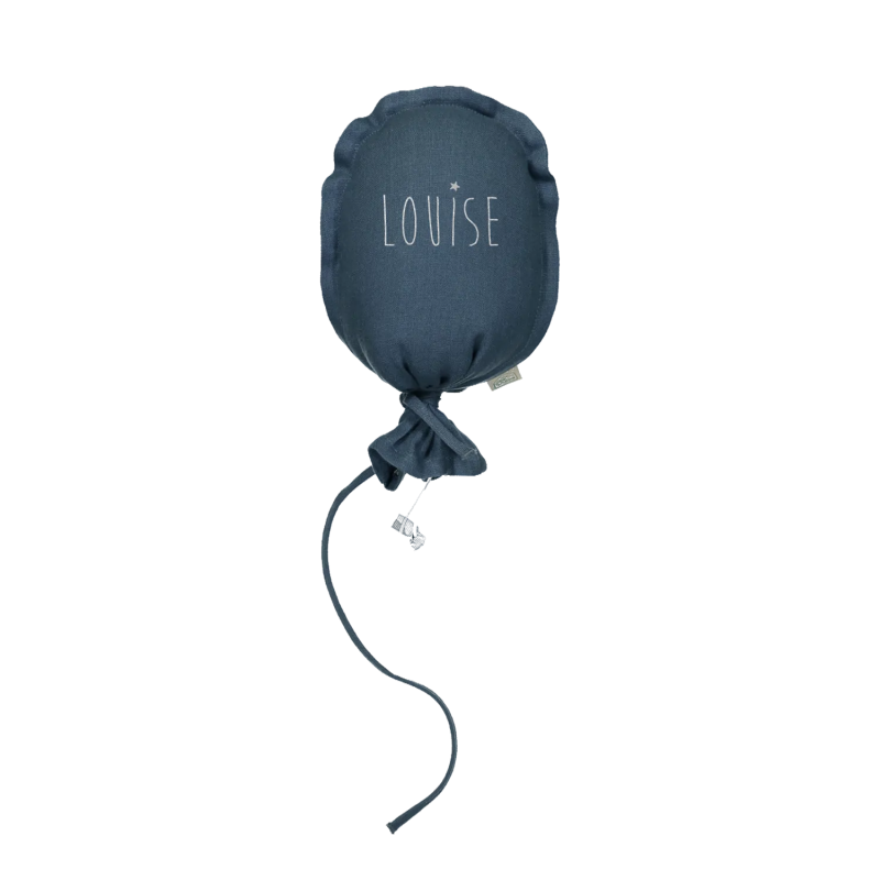 Boîte à musique Ballon Lucien PETIT PICOTIN, personnalisable, bleu souris