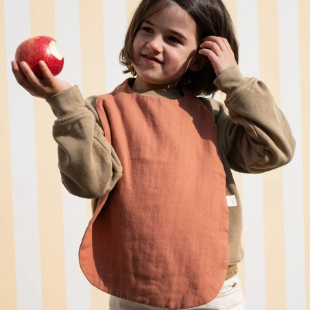 Serviette de table élastiquée Gab PETIT PICOTIN, tomette