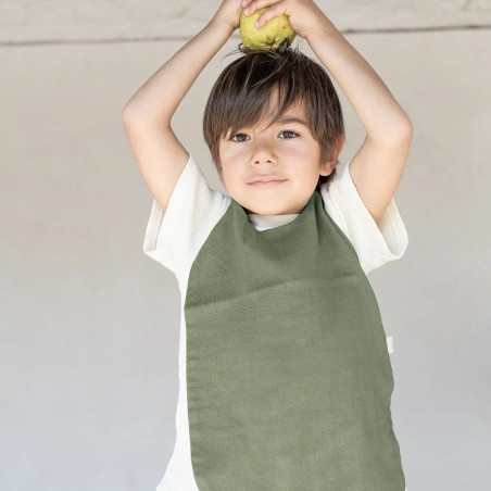 Serviette de table élastiquée Gab PETIT PICOTIN, olive